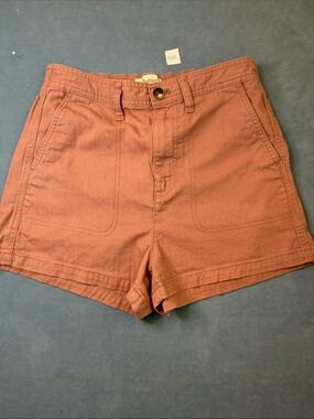 Madewell High-Waist Rusty Rose Casual Shorts